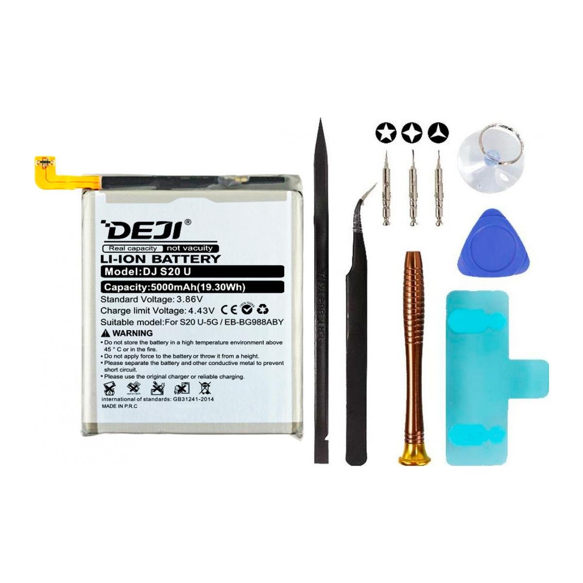 DEJI OEM Factory Digital Batteries For Samsung Galaxy S20 Ultra 5G big battery feature phone EB-BG988ABY