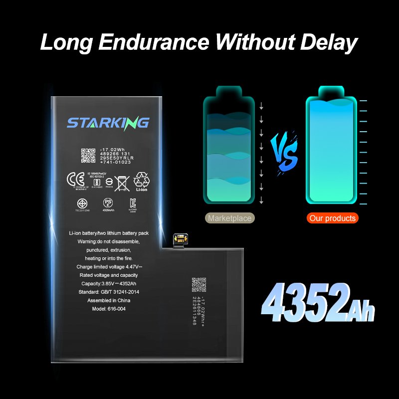 Free Sample Digital LI-Ion Mobile Phone Batteries All Models Battery Cell for iPhone 6s Xr 7 Plus 8 5s Se 11 X Xs 13 12 Pro Max