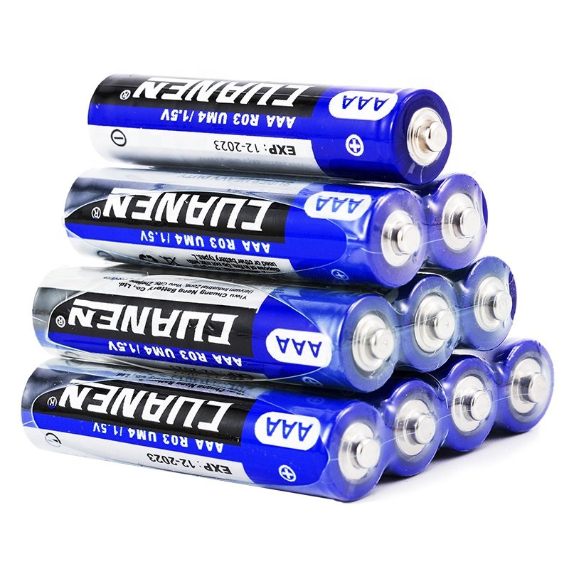 Cuanen 1.5v R03 Um-4 AAA Zinc Carbon Dry Batteries For Remote Control NO.7 Battery
