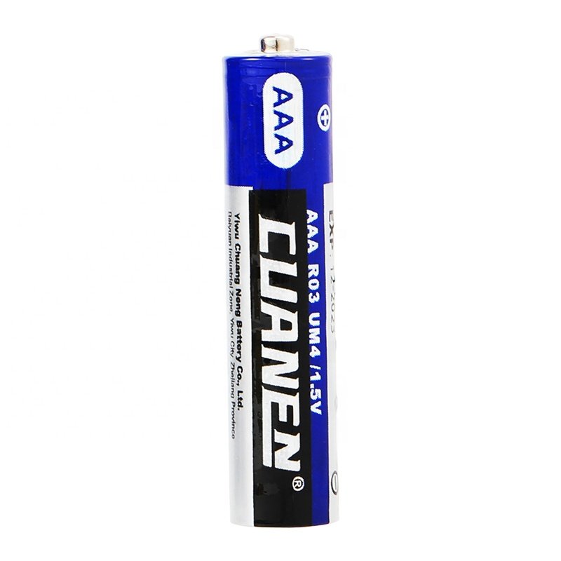 Cuanen 1.5v R03 Um-4 AAA Zinc Carbon Dry Batteries For Remote Control NO.7 Battery
