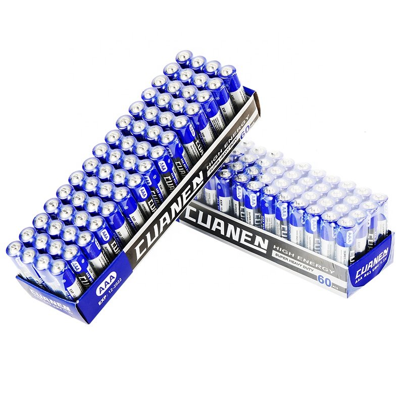 Cuanen 1.5v R03 Um-4 AAA Zinc Carbon Dry Batteries For Remote Control NO.7 Battery