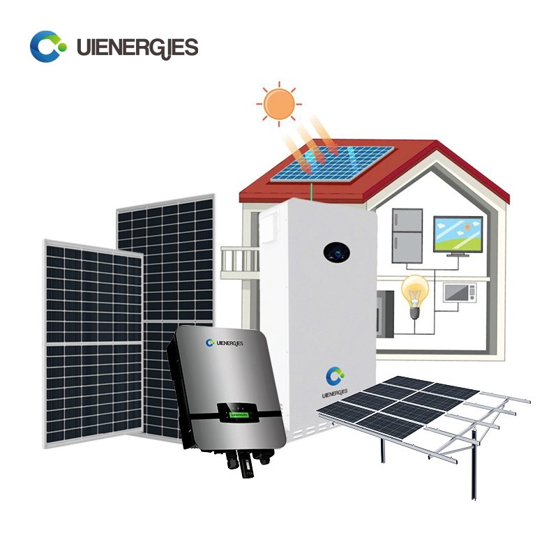 UIENERGIES 48 Volt Lithium Battery 200 Ah 10Kw Lifepo4 Powerwall 100Ah 5Kwh Lithium Lifepo4 Solar Power Wall Battery