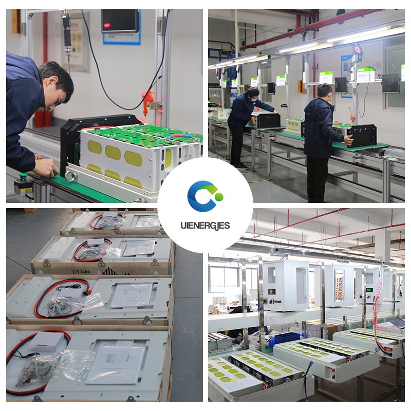 UIENERGIES 48 Volt Lithium Battery 200 Ah 10Kw Lifepo4 Powerwall 100Ah 5Kwh Lithium Lifepo4 Solar Power Wall Battery