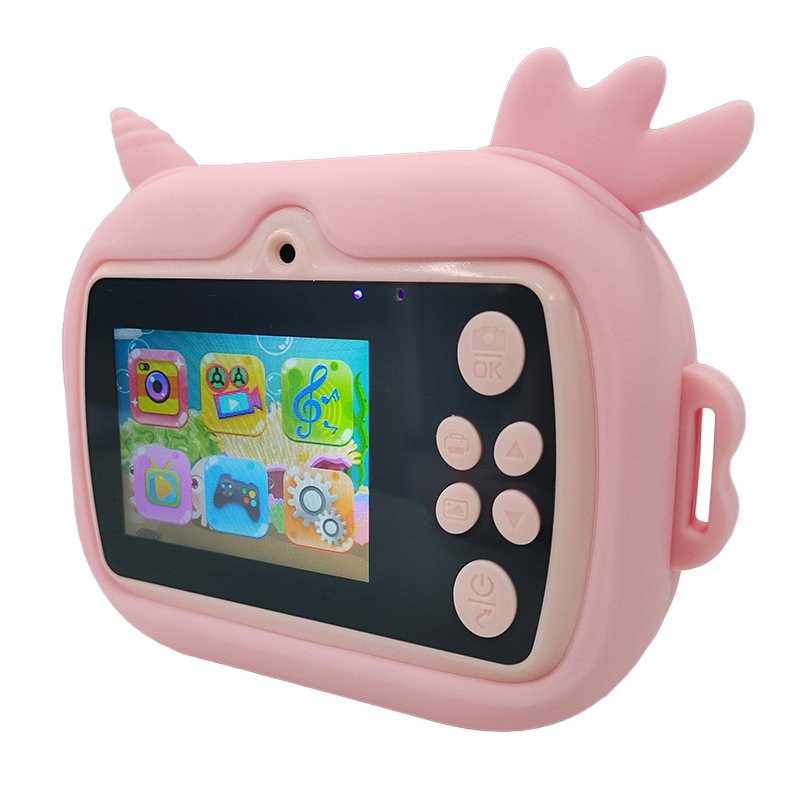 Children's printing camera 1000mAh handheld material printing camera high-definition digital camera gimble