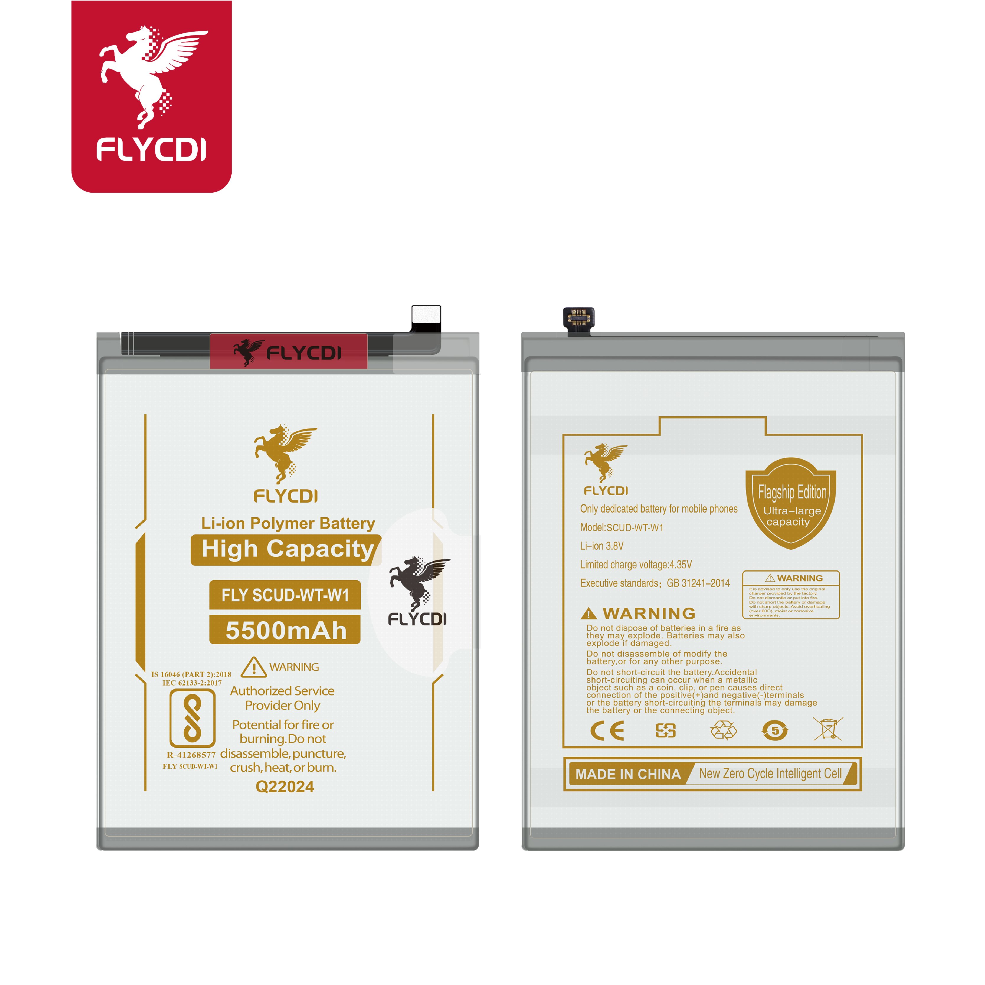 FLYCDI OEM Phone Digital Batteries For Samsung A226 SCUD-WT-W1 A22 5G F42 5G Portable Phone Battery
