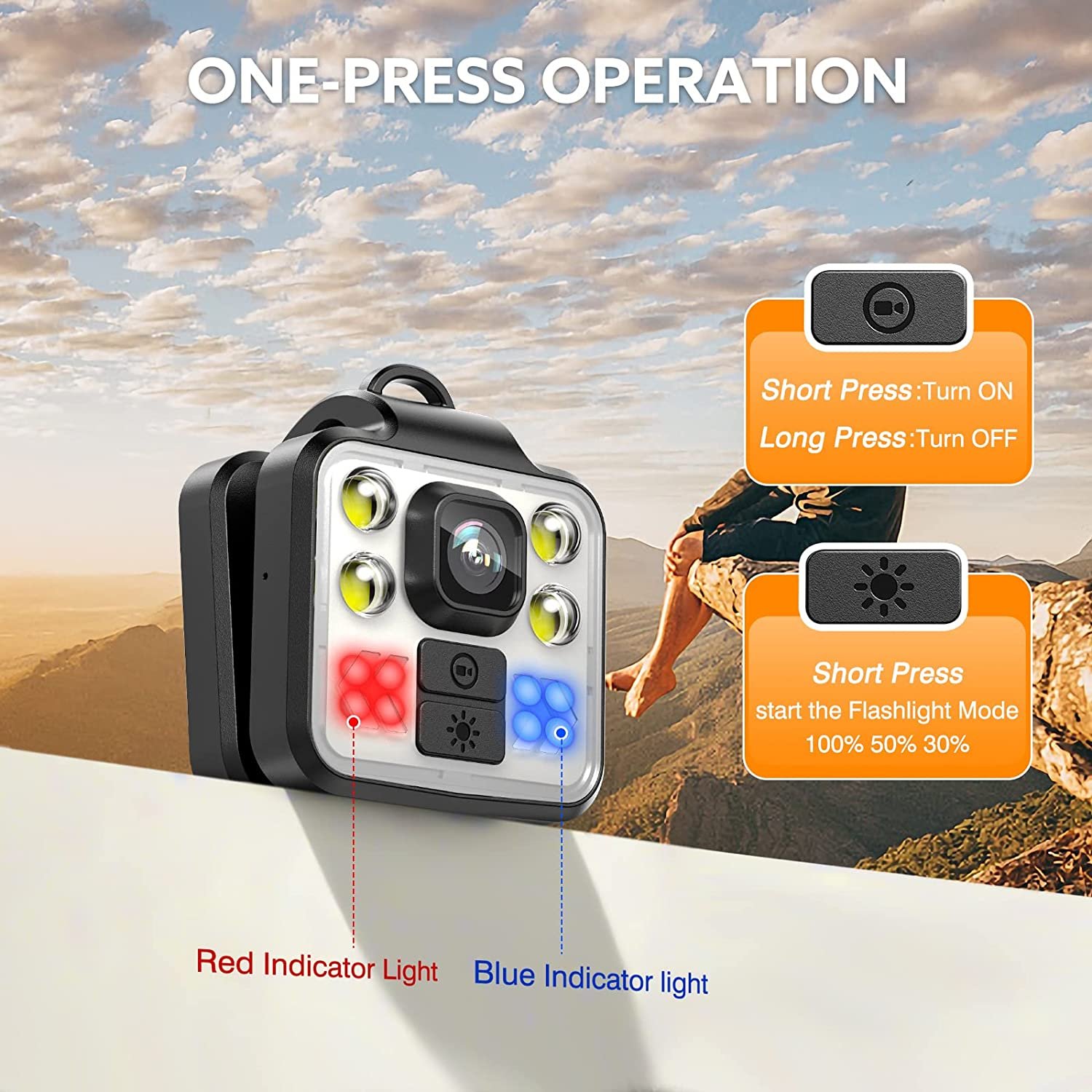 Mini Plug-in Card Cam Sports DV HD Recording 1080P Night Vision Sensitive Motion Detection