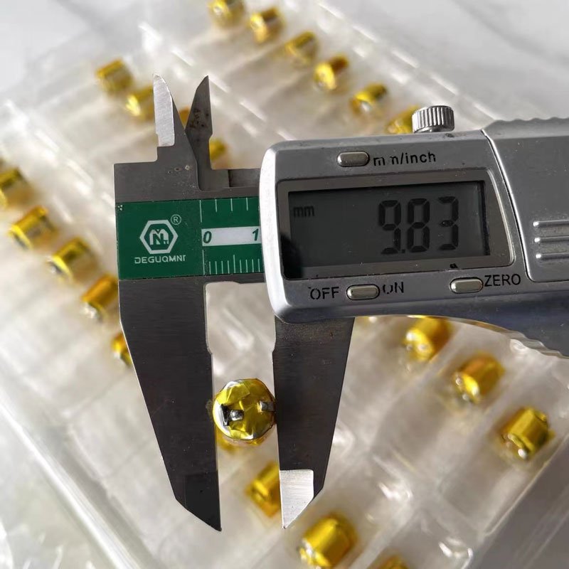 Factory wholesale small cylindrical polymer battery 10100 3.7v rechargeable cylindrical lipo battery 70mah for mini products