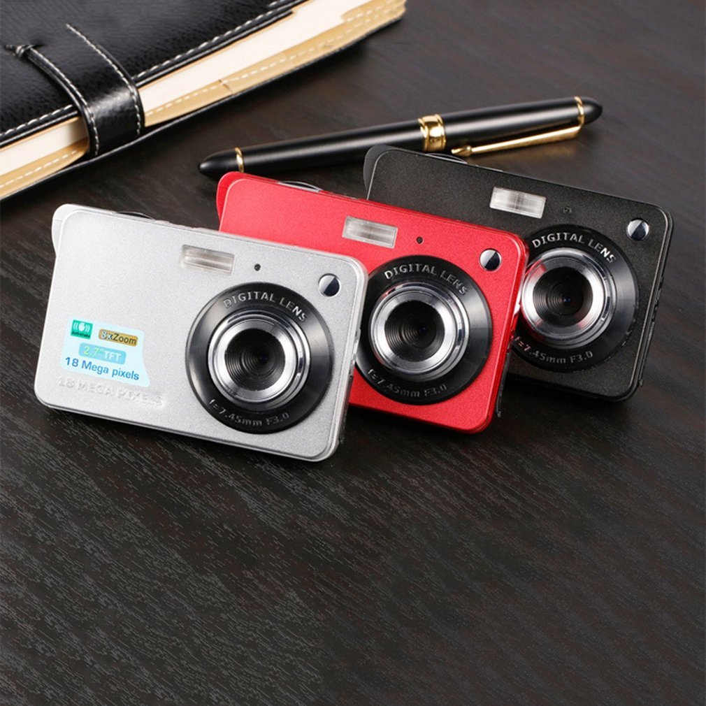 SY90 HD Digital Camera, Video Camera 18MP Camcorder for Vlogging 2.7 inch Screen 8X Digital Zoom Vlog Digital Digicam