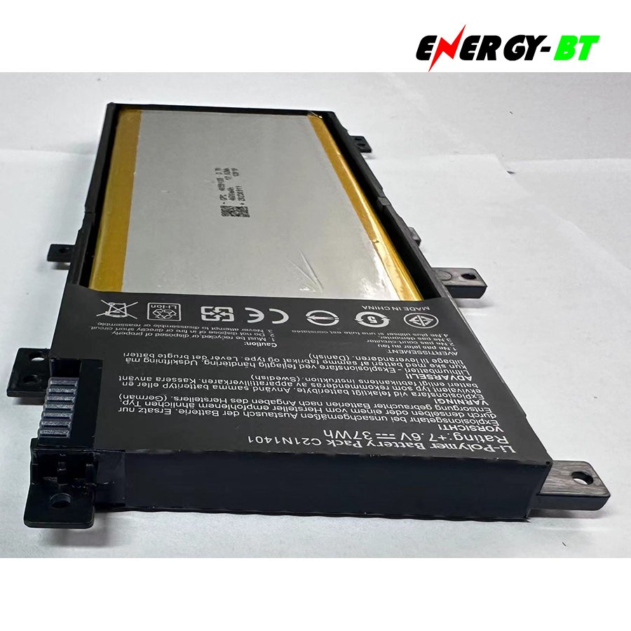7.6V/37Wh New Genuine C21N1401 Battery for ASUS X455 X455L X455LA F454L F455L Y483L R455LD