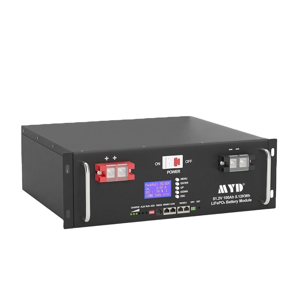 6500 Cycles Lithium Ion Battery LiFePO4 Batteries 48V 100Ah Battery pack