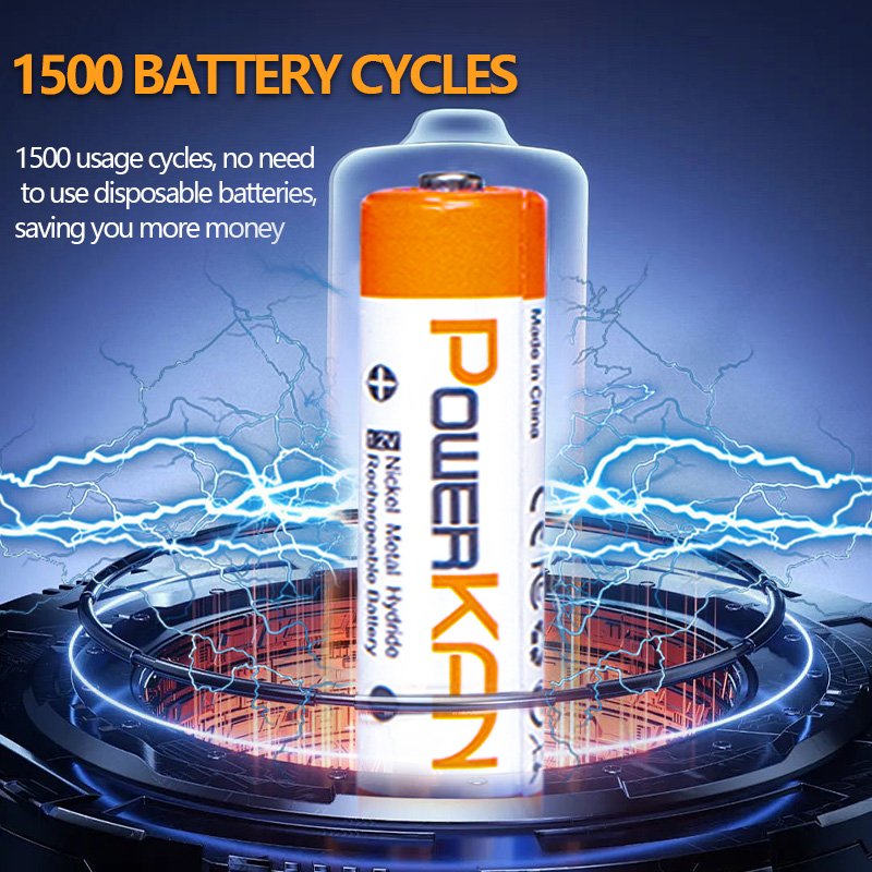 AAA 800mAh High Capacity NiMH Rechargeable Battery for Thermometer and Karaoke Microphone-Digital Batteries in Stock!