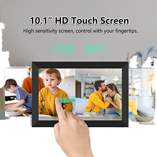 cheap 10.1 inch WIFI lcd gift advertising video player smart electronic album display touch screen picture digital photo frame
