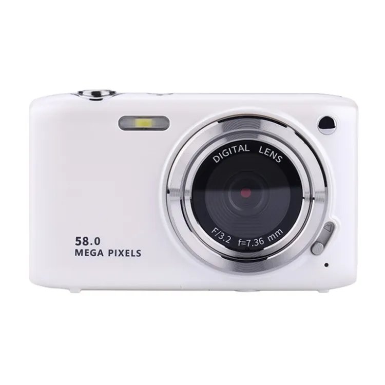 4K Digital Camera 50 Megapixels HD Photography Travel Selfie Camara 2.4inch Screen Entry-Level Kids Campus Selfie Mini Retro Cam