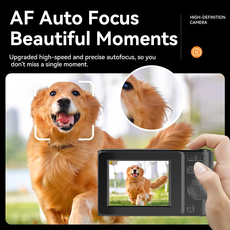 China Manufacturer OEM Small 2.4-Inch HD LCD Screen CCD Sensor 50MP 16X Zoom 4K Digital camera for kids For Baby Gifts Birthday