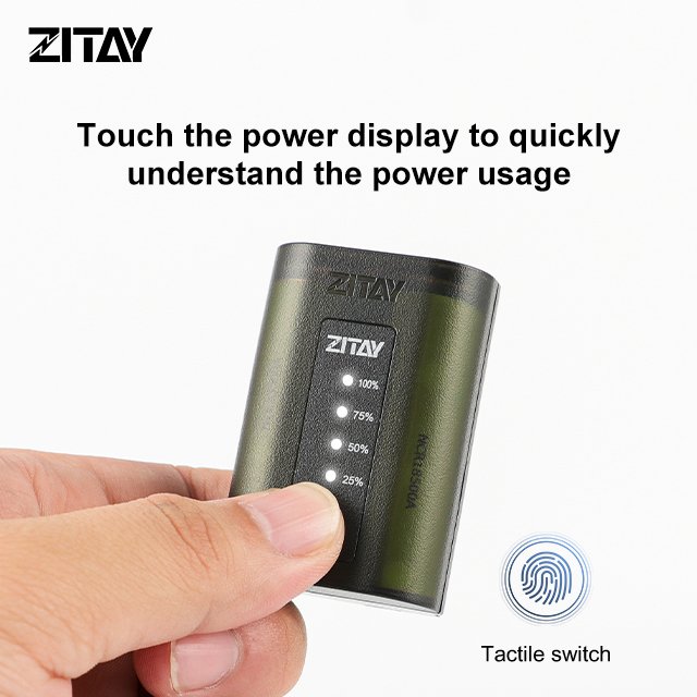 ZITAY LP-E6NH Lith-ion rechargeable Digital Camera Battery Touch Remaining Display Compatible for Cannon R5/R7/R62/5D4/80D/6d2