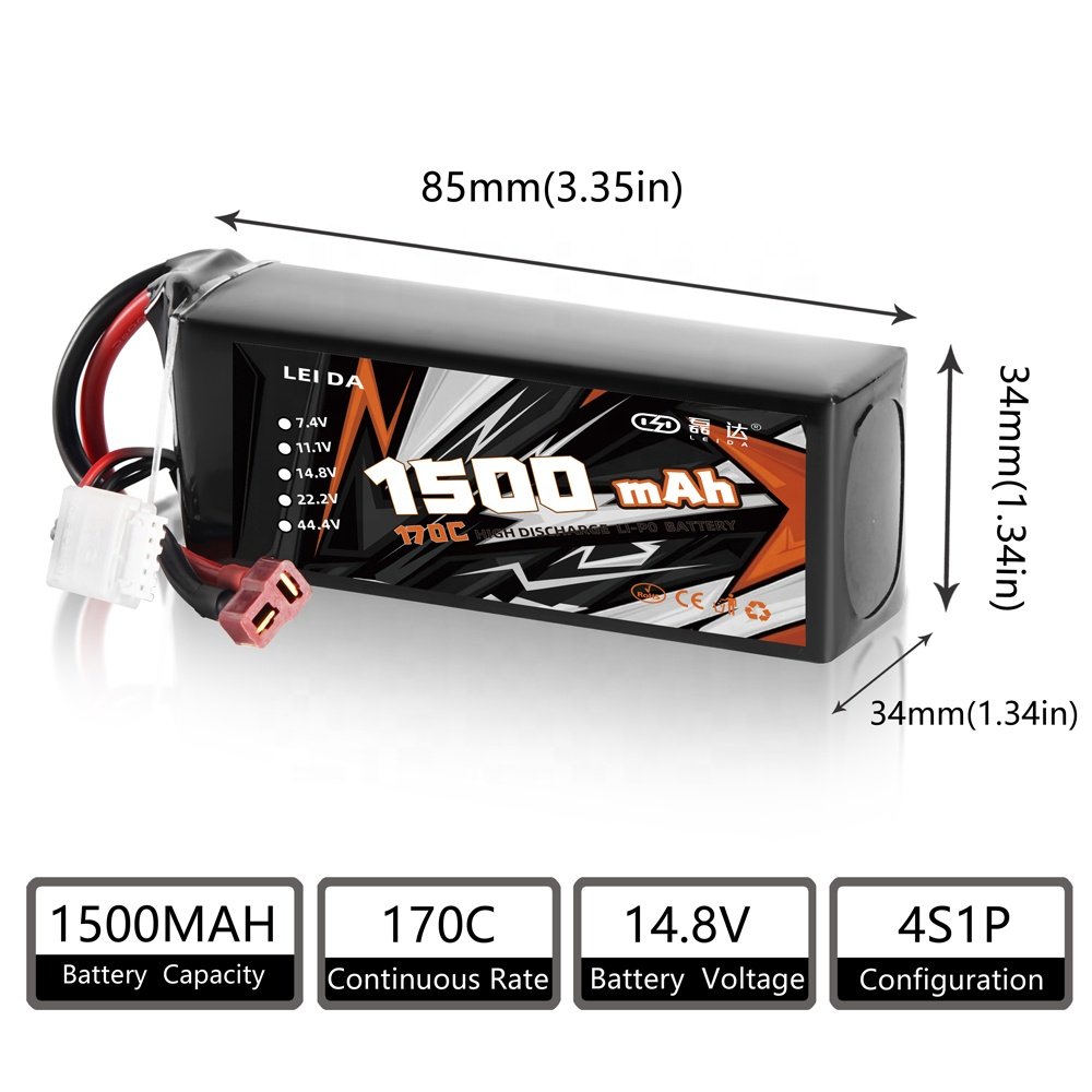 Factory wholesale 550mah 1500mah 2000mah 11.1v3s 14.8v4s 22.2v6s lithium battery rc car uav fpv drone charging lipo battery