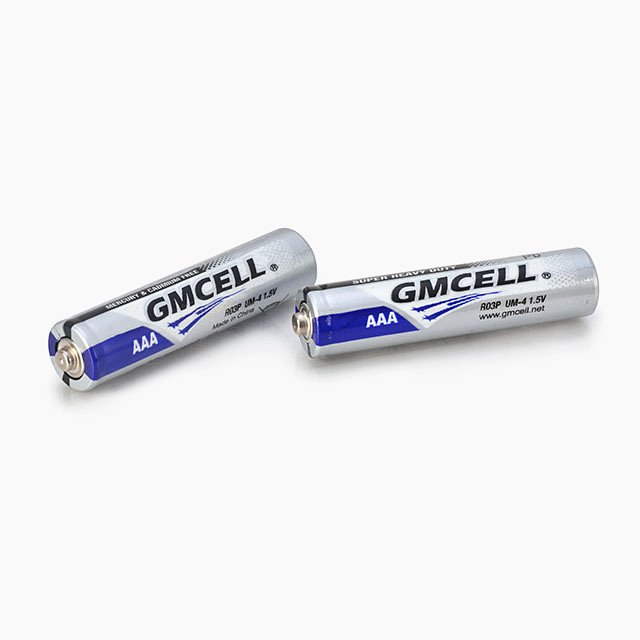 GMCELL Top Selling Heavy Duty Dry Battery 1.5v R03p AAA UM4 R03 Size Carbon Battery