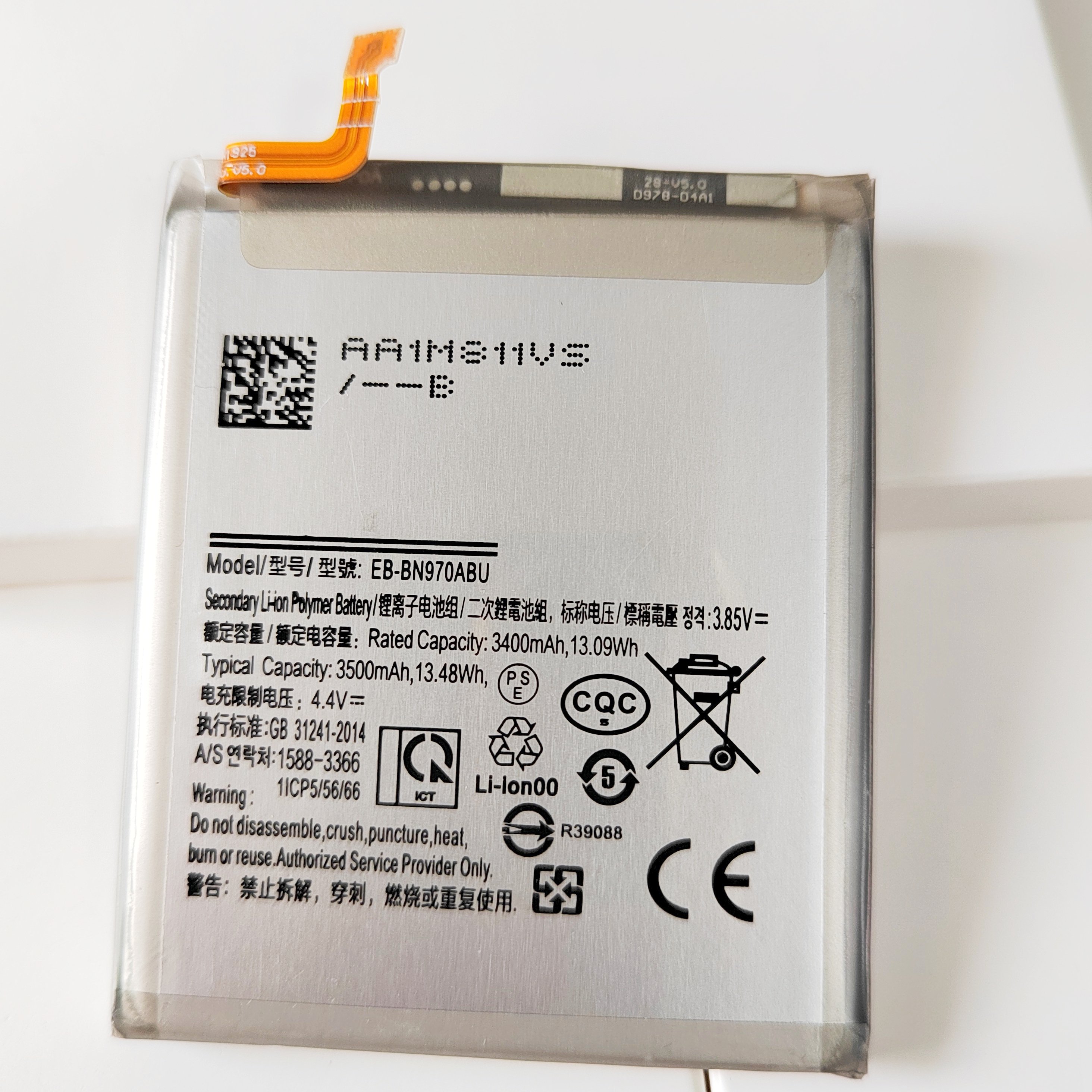 Mobile Phone Battery EB-BN970ABU Original Battery for Samsung Galaxy Note 10 4G 5G N970 N971 Digital Batteries