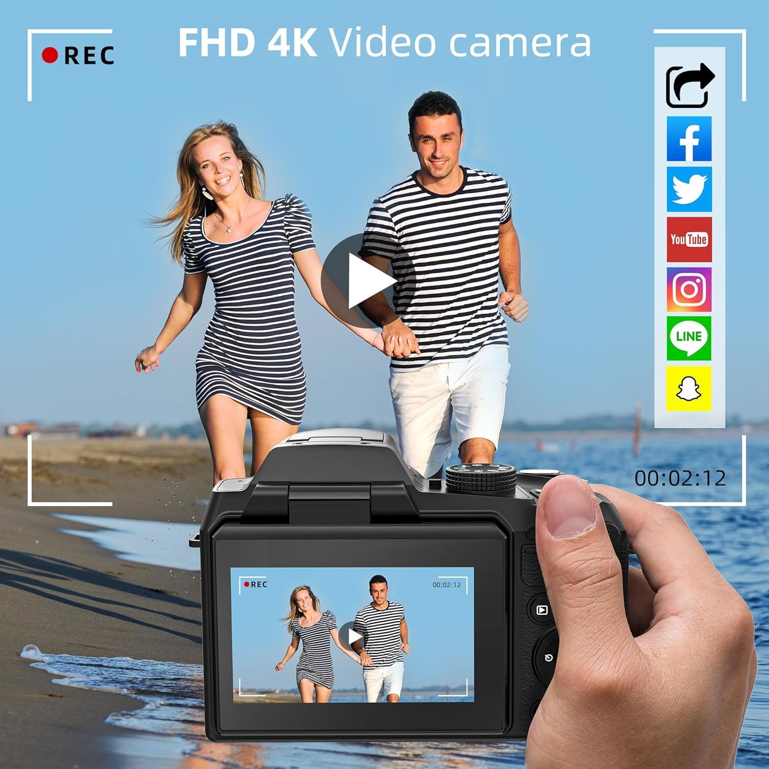 NBD Dslr Beginner Compact Cheap Vlogging Youtube Point Shoot 4k 48mp 16x Digital Photography Cameras