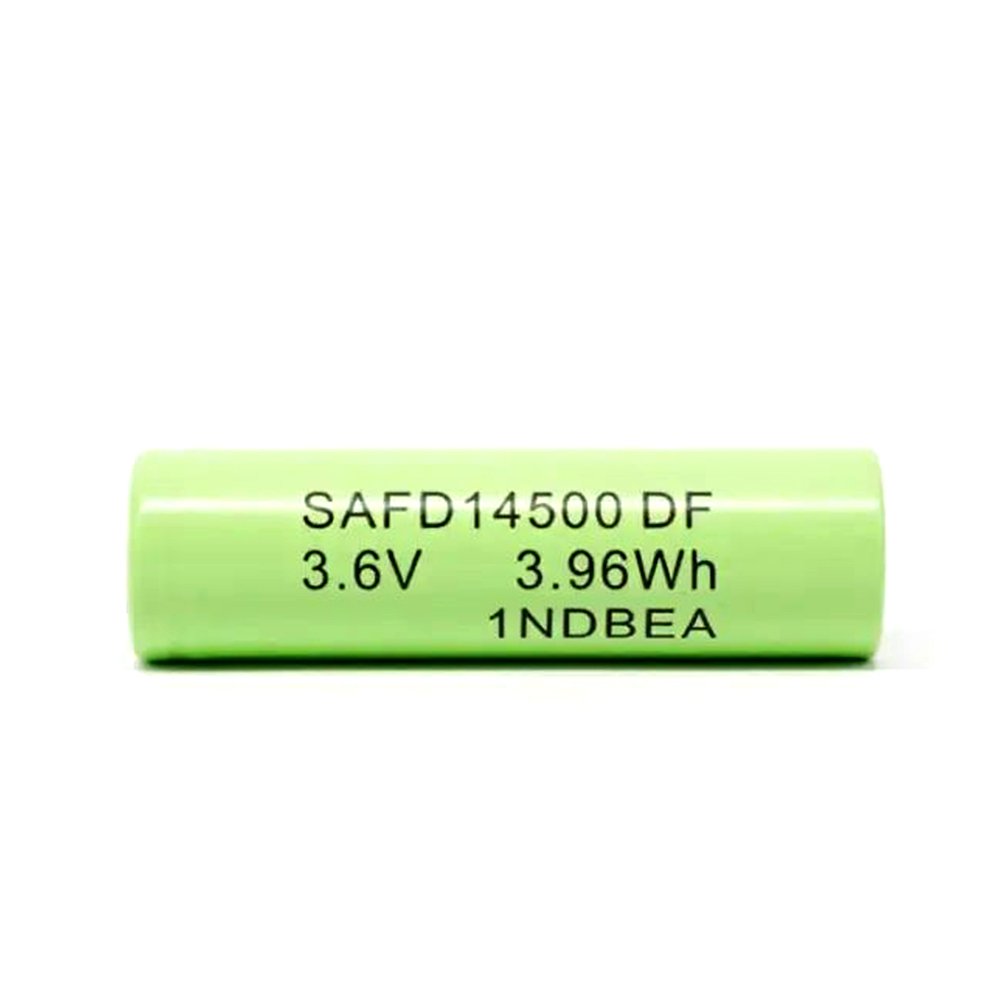 3.6V 14500 Li-ion battery rechargeable lithium battery 1200mah