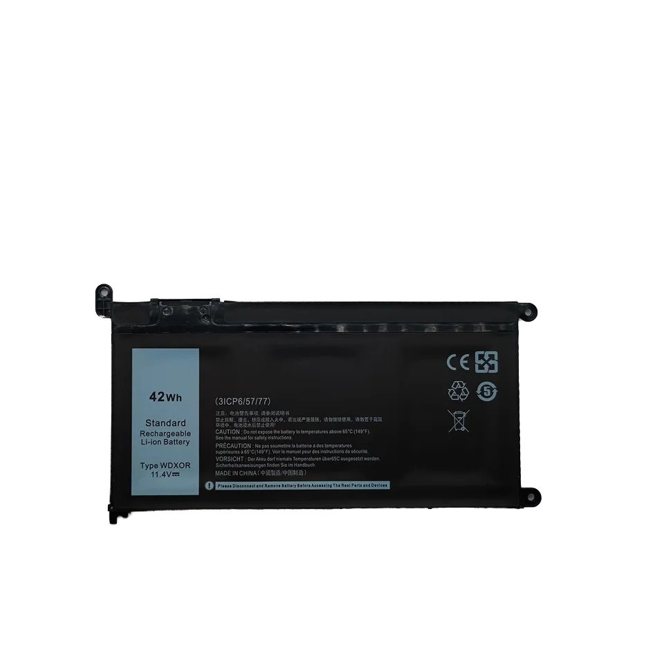 11.4V 42Wh OEM laptop battery WDX0R rechargeable digital battery for Dell Inspiron battery 15 5567 5568 13 5368 7368