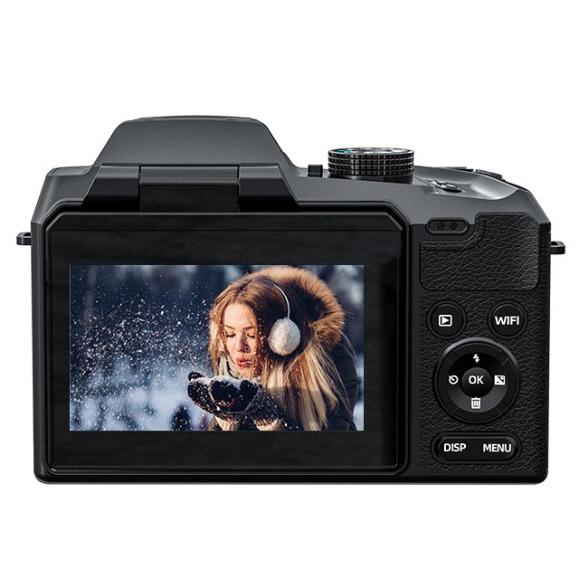 Fashion Black Silver wifi Wireless Mobile Control HDMI transmission external microphone AF Focusing DIgital Camera