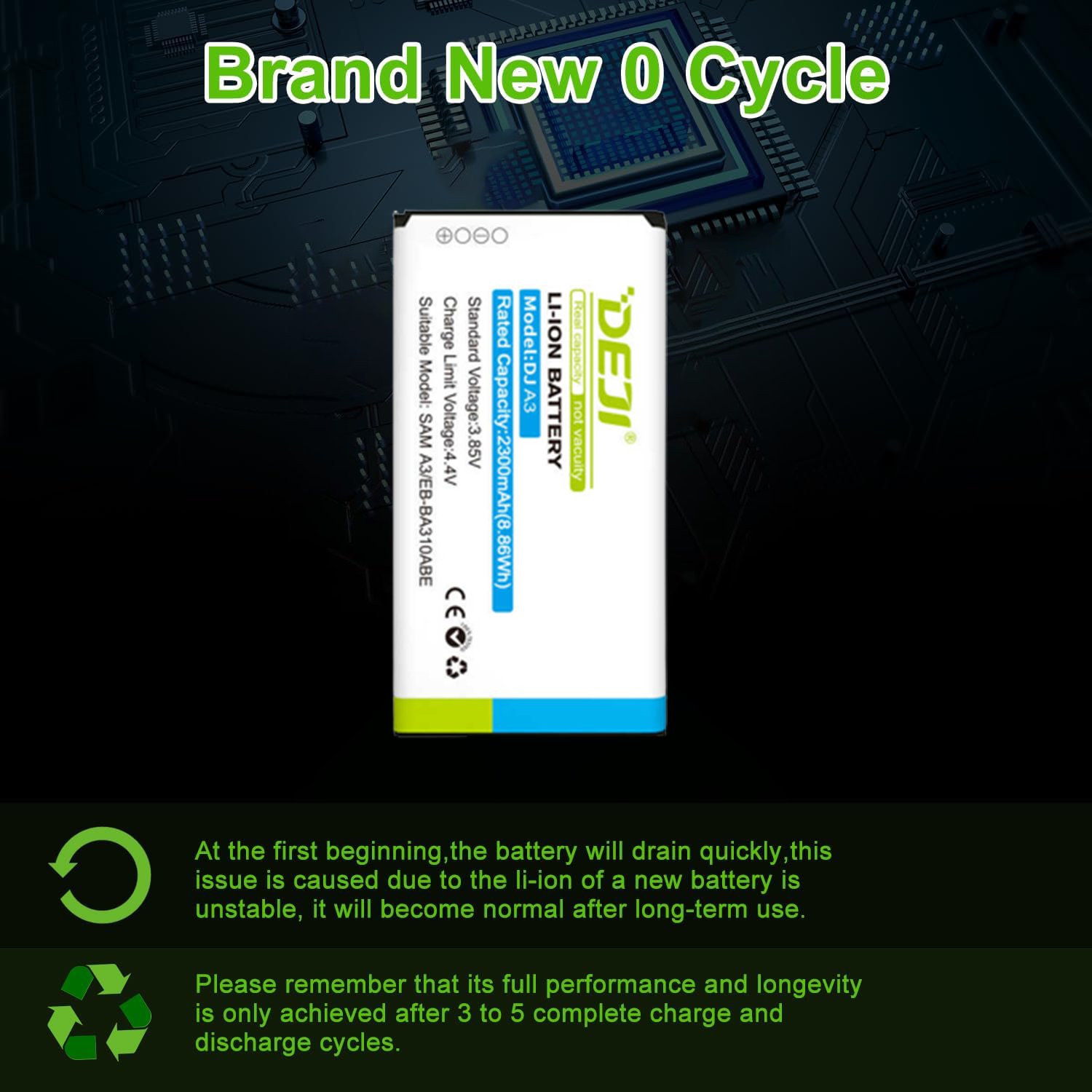 huidafa OEM Mobile Digital Batteries For Samsung Galaxy A3 2016 A310 A3100 EB-BA310ABE mobile battery production line