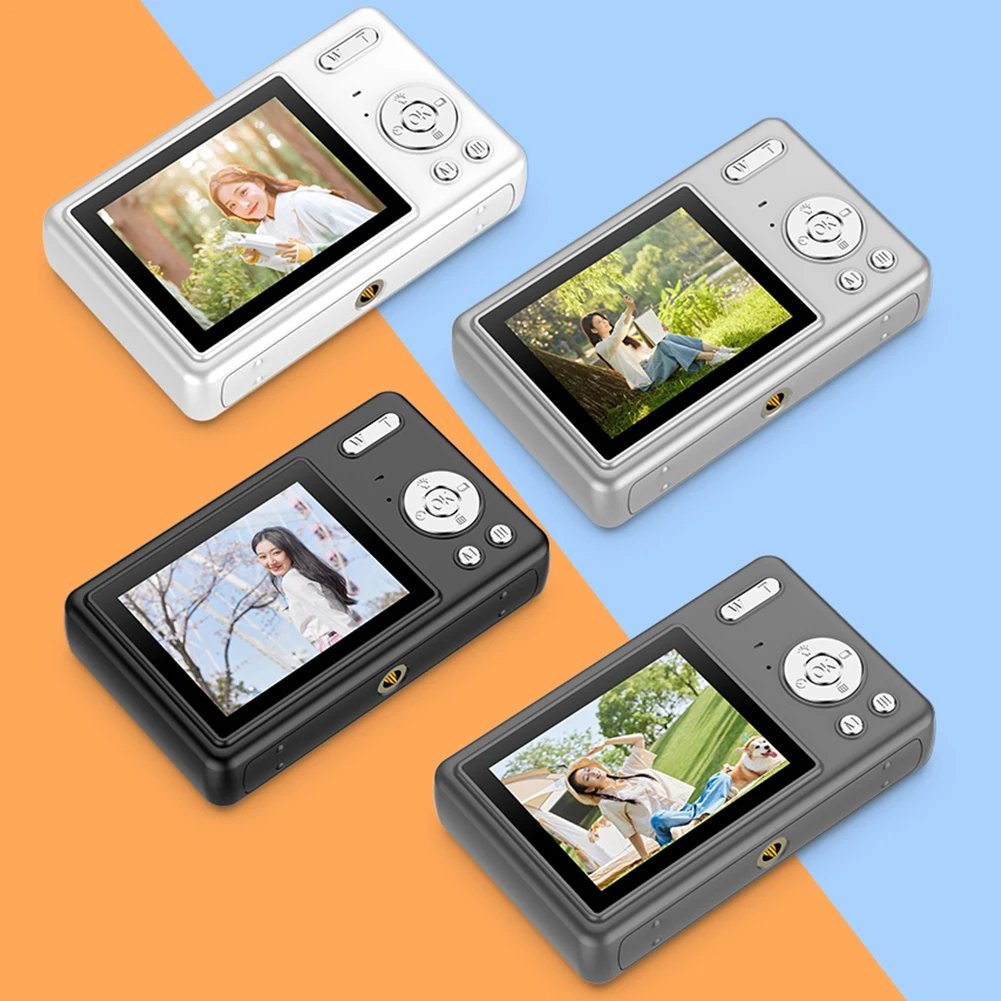 Q13 4K HD 1080P Kid Digital Camera Anti-Shake Autofocus Vlogging Camera 2.4 Inch IPS Screen Photography Children Camera