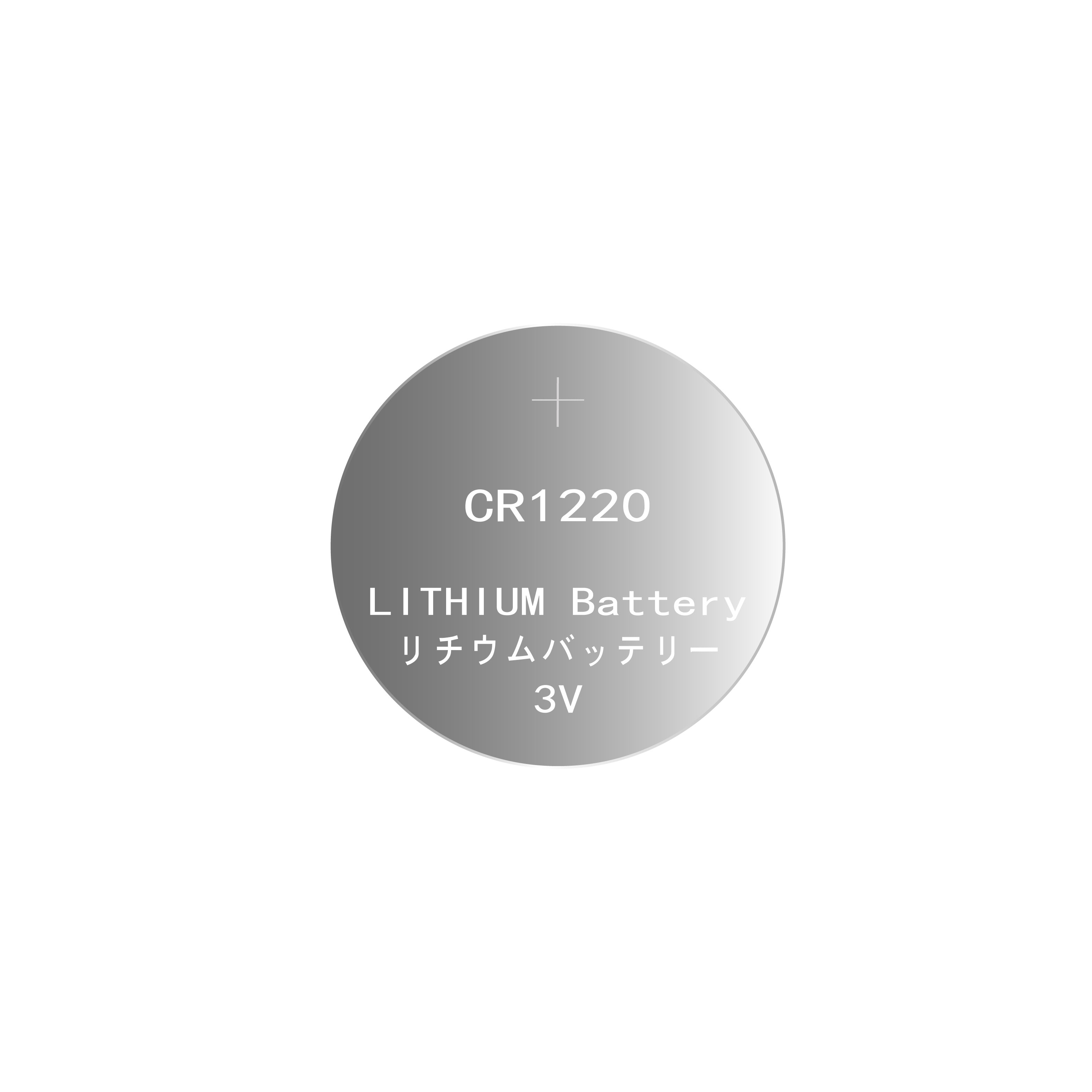 CR1220 3V 38mAh Li-MnO2 Primary button super long time storage battery