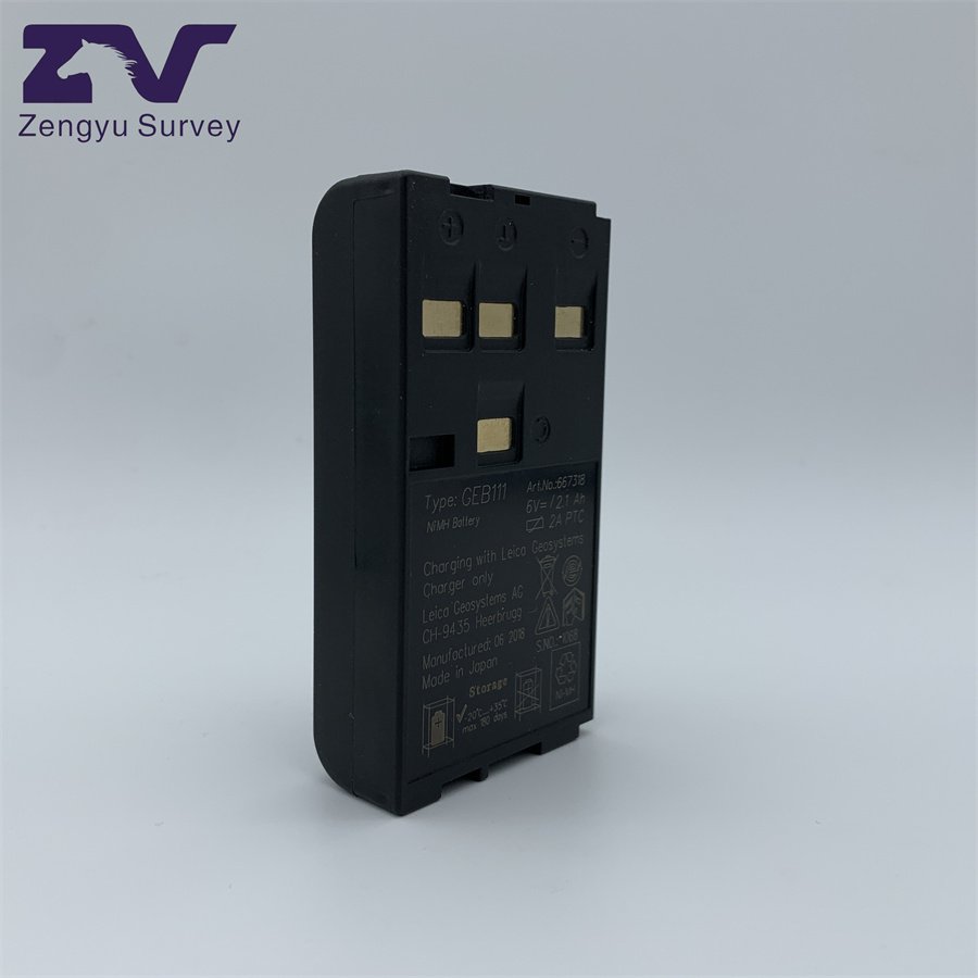 Zengyu Rechargeable 6V 2100mAh GEB111 NIMH Battery Total Station For Leica TPS700 TPS TC GS SR Series General Battery