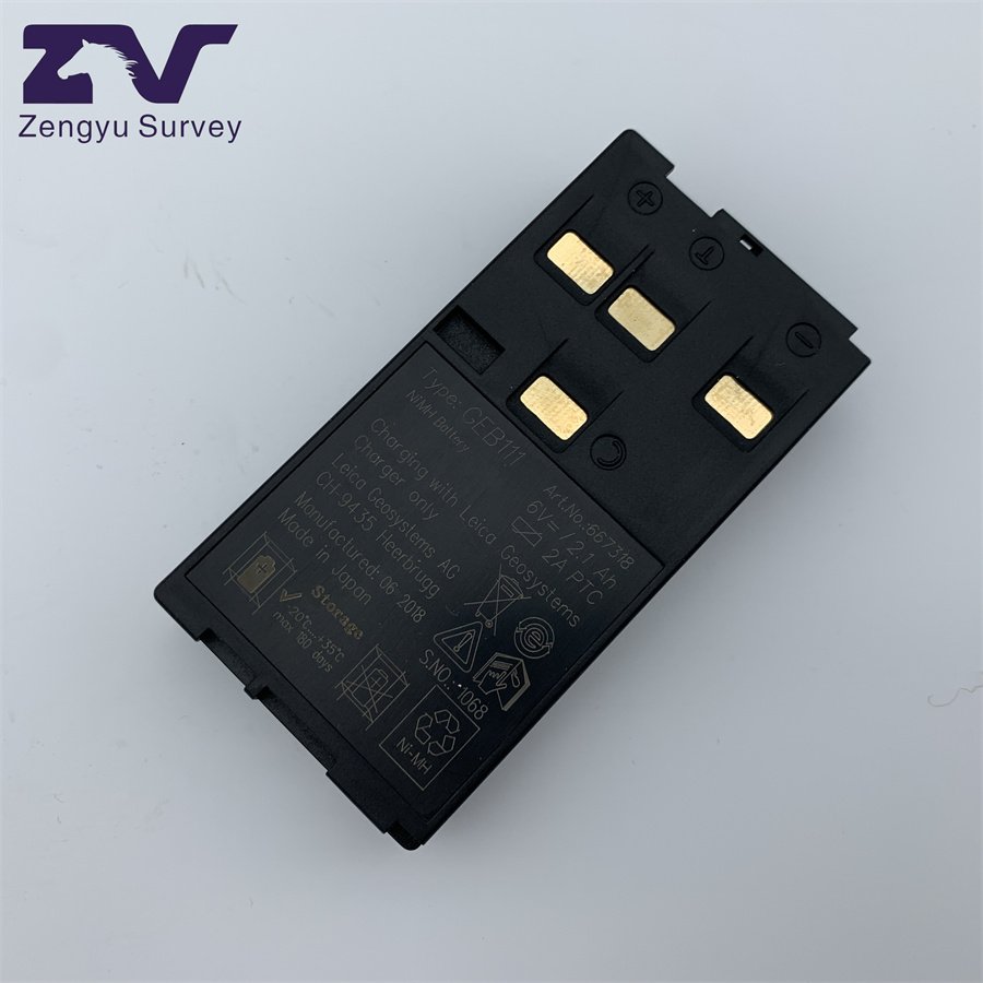 Zengyu Rechargeable 6V 2100mAh GEB111 NIMH Battery Total Station For Leica TPS700 TPS TC GS SR Series General Battery