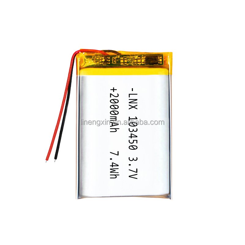 OEM Customized 2000mAh Polymer Lithium Ion Battery 3.7v Rechargeable Pack for Toys Power Tools Consumer Electronics