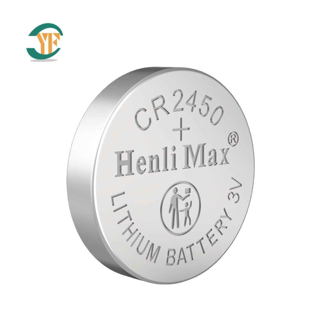 CR2450 3.0V Primay Button Battery 600mAh Lithium Manganese Dioxide Coin Cell Digital Price Tags Consumer Electronics Power Tools