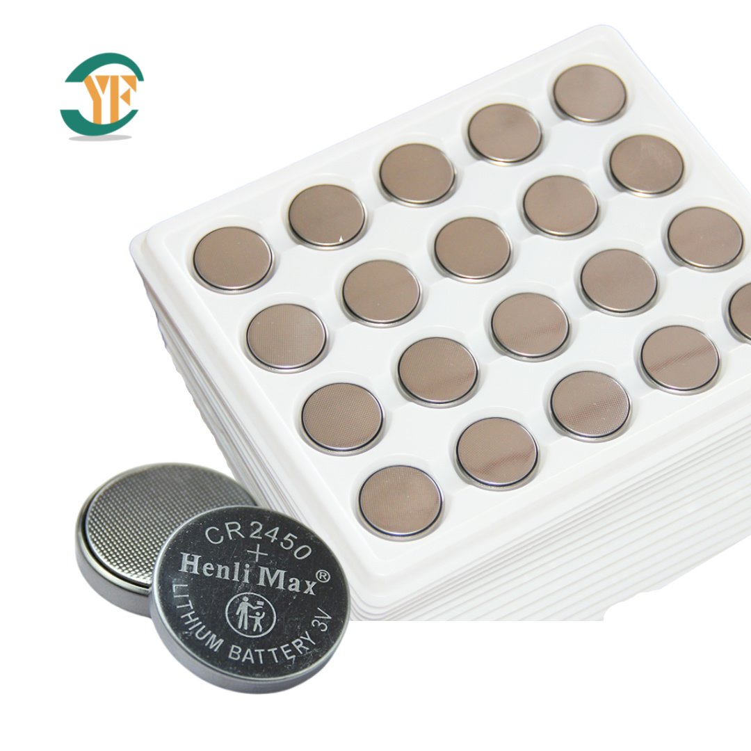 CR2450 3.0V Primay Button Battery 600mAh Lithium Manganese Dioxide Coin Cell Digital Price Tags Consumer Electronics Power Tools