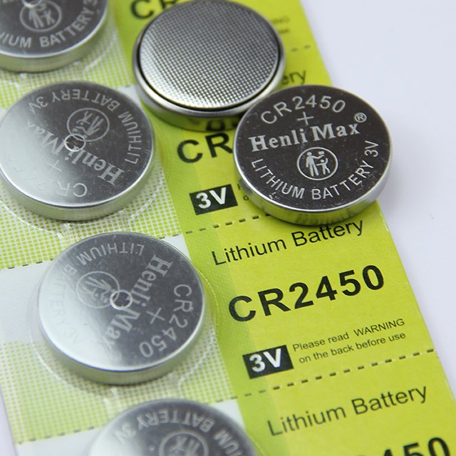 CR2450 3.0V Primay Button Battery 600mAh Lithium Manganese Dioxide Coin Cell Digital Price Tags Consumer Electronics Power Tools