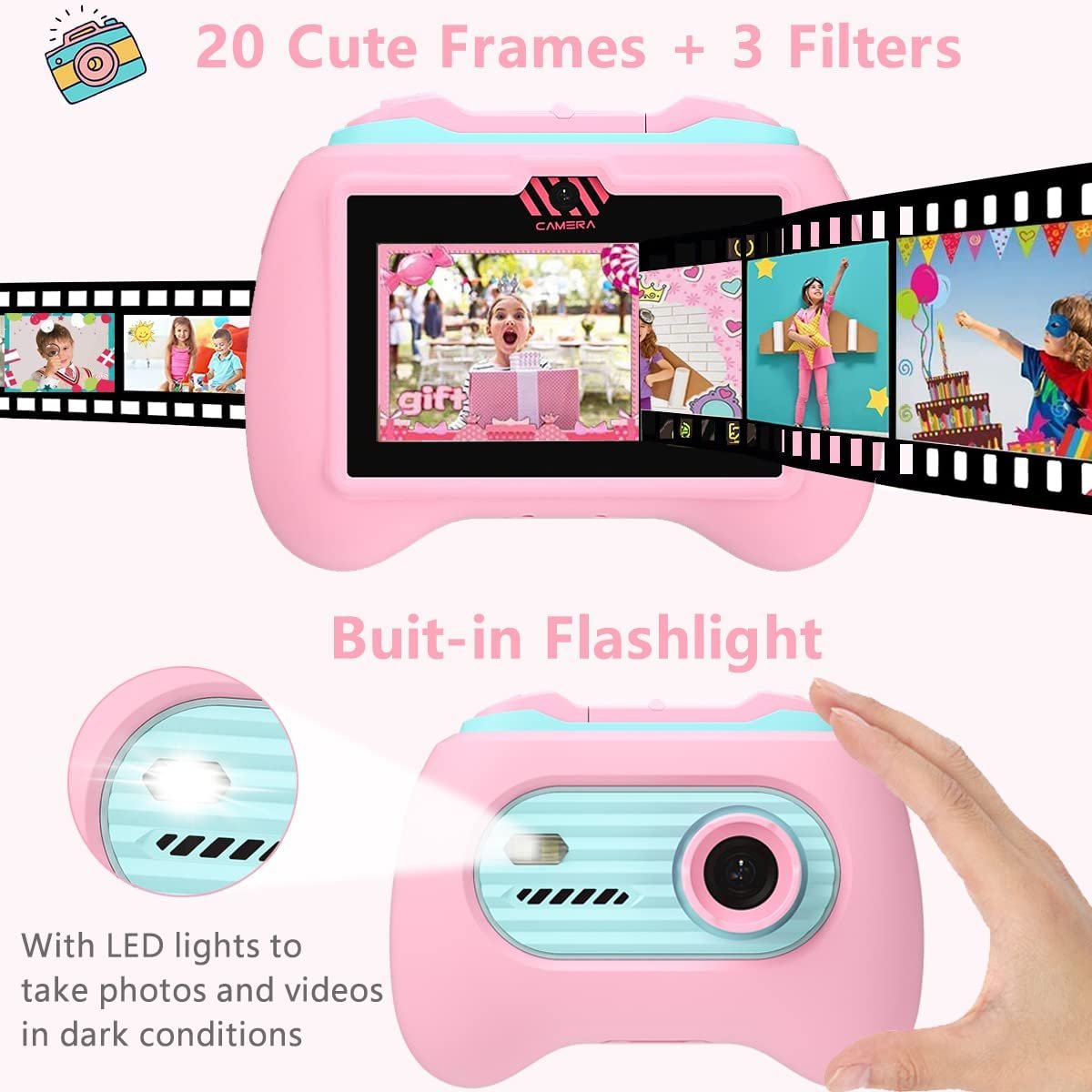 New Coming Kids Camera Best Cameras for Children's Happiness HD Video Camera