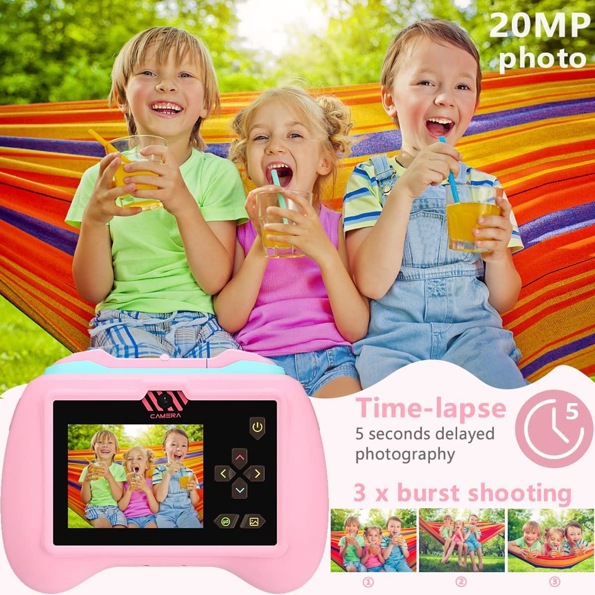 New Coming Kids Camera Best Cameras for Children's Happiness HD Video Camera
