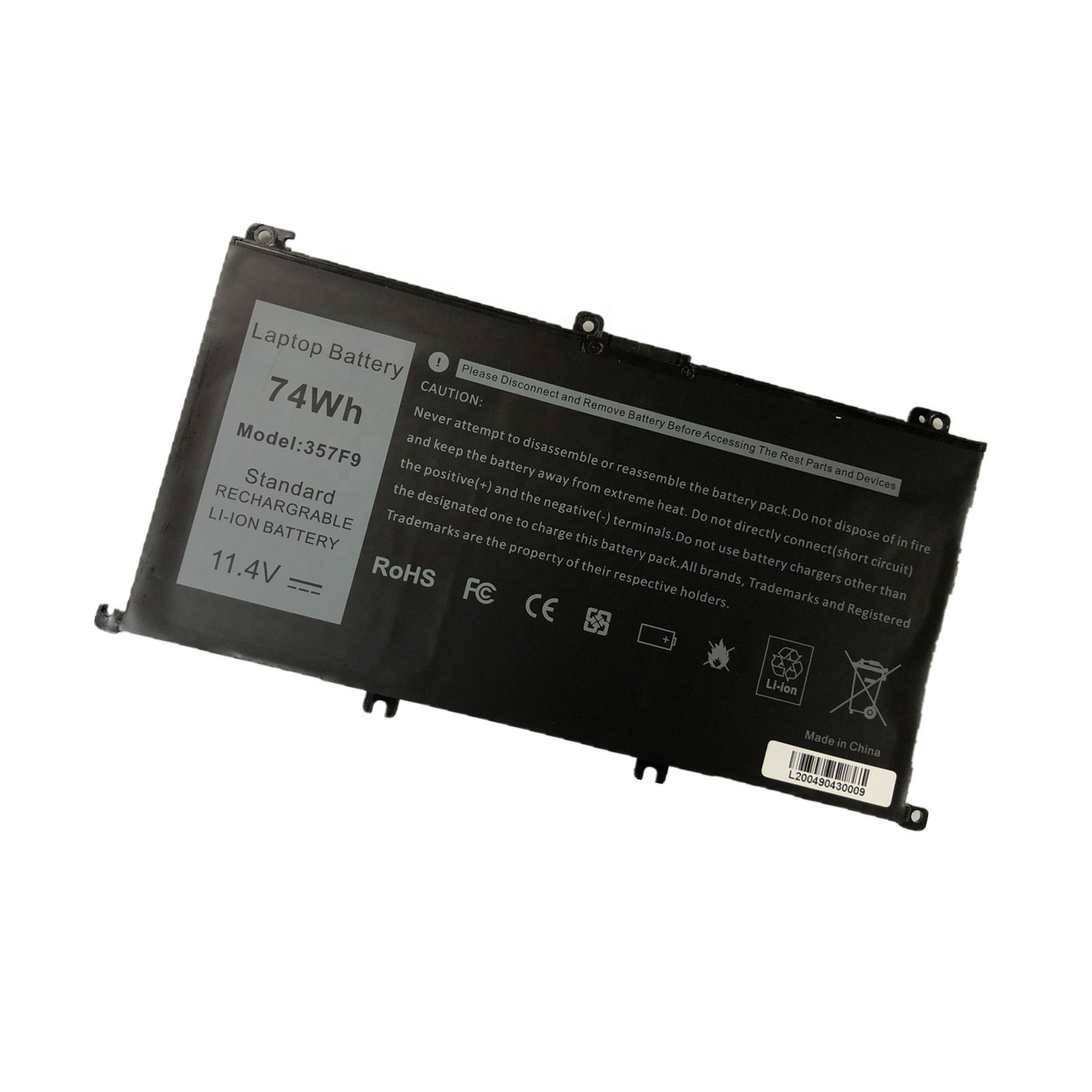 Laptop battery 357F9 For Dell Inspiron Gaming 15 7000 5576 5577 7556 7557 7559 11.1V 74WH Notebook battery