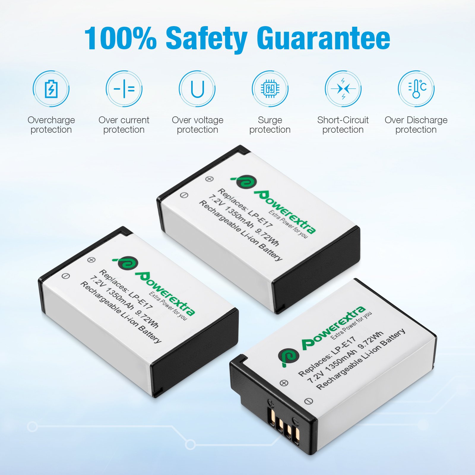 Cheap LPE17 1450mAh 7.2v Portable Micro USB Type-c Triple Fast Rechargeable Camera Battery Charger With 3 Camera Batteries