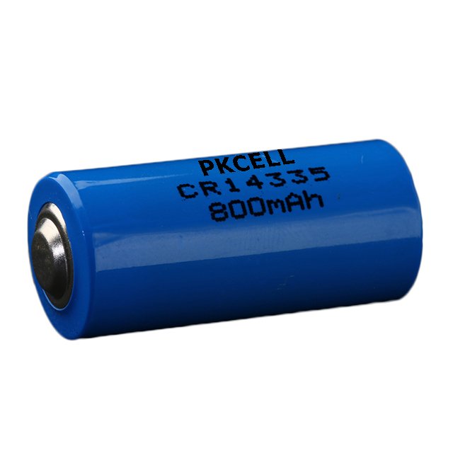 PKCELL Li-MnO2 Battery CR14335 3.0V 800mAh Primary Lithium Battery Non-rechargeable
