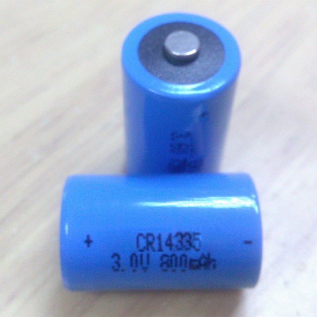 PKCELL Li-MnO2 Battery CR14335 3.0V 800mAh Primary Lithium Battery Non-rechargeable