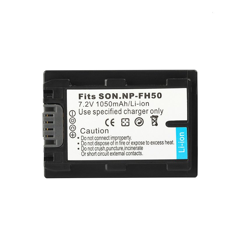 NP-FH50 NP FH50 Battery for Sony NP FH30 NP-FH60 FH70 FH100 A230 A330 A380 DSC-HX1 HX200 Camera Replacement Batteries 1050mAh