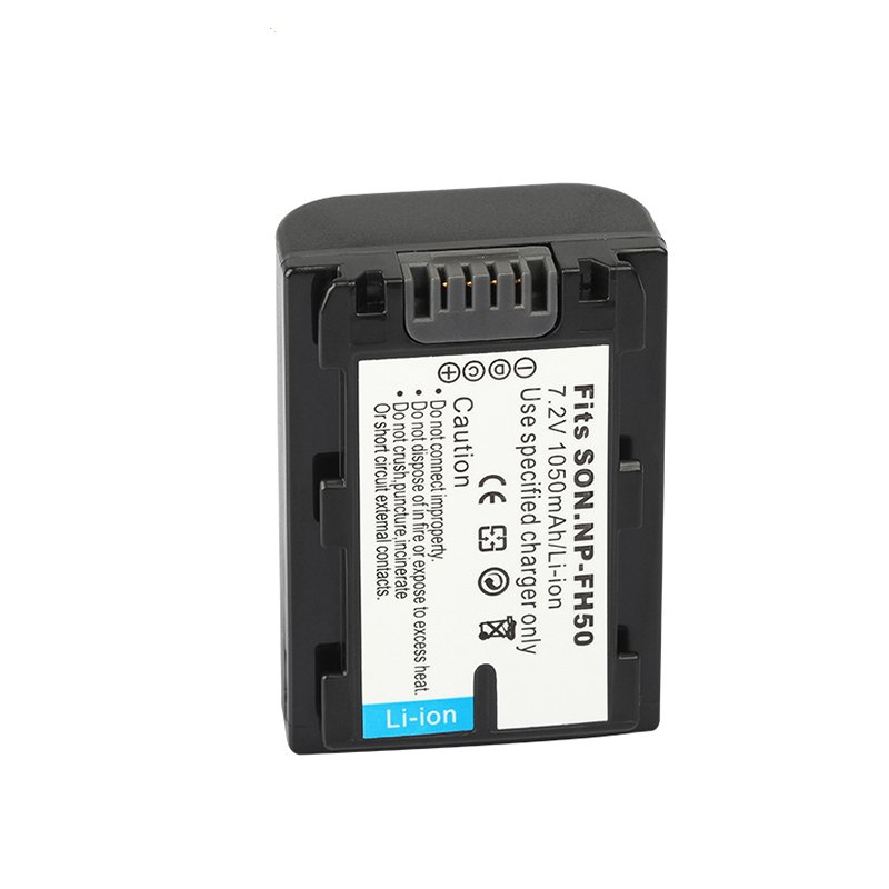 NP-FH50 NP FH50 Battery for Sony NP FH30 NP-FH60 FH70 FH100 A230 A330 A380 DSC-HX1 HX200 Camera Replacement Batteries 1050mAh