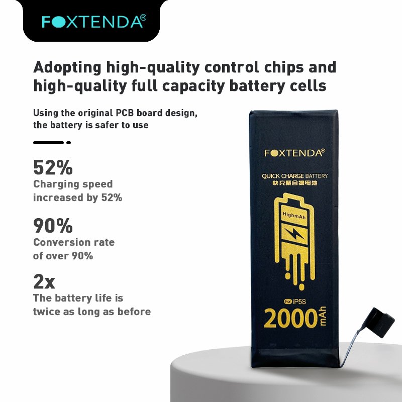 Foxtenda Factory wholesale Oem Genuine Phone Batteries For iphone 5s battery