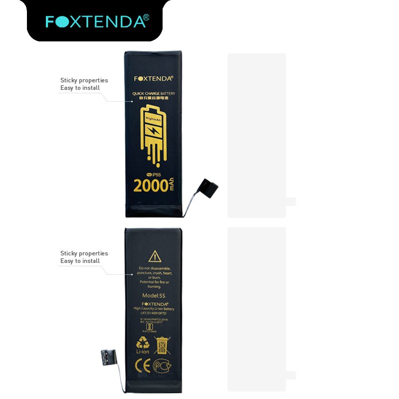 Foxtenda Factory wholesale Oem Genuine Phone Batteries For iphone 5s battery