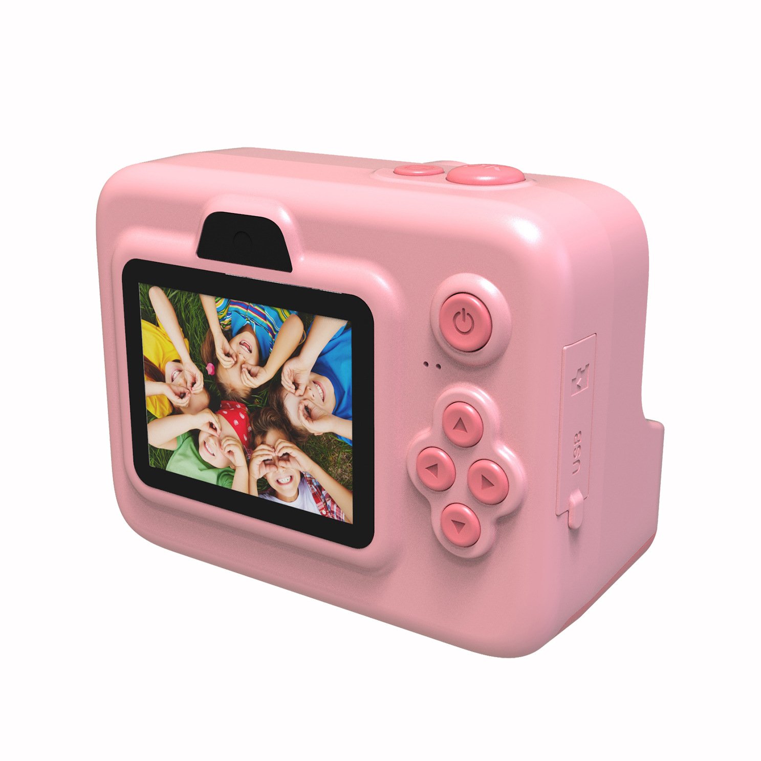 Fashionable 3-color children's thermal black and white printing camera, latest 2000mAh large battery digital camera