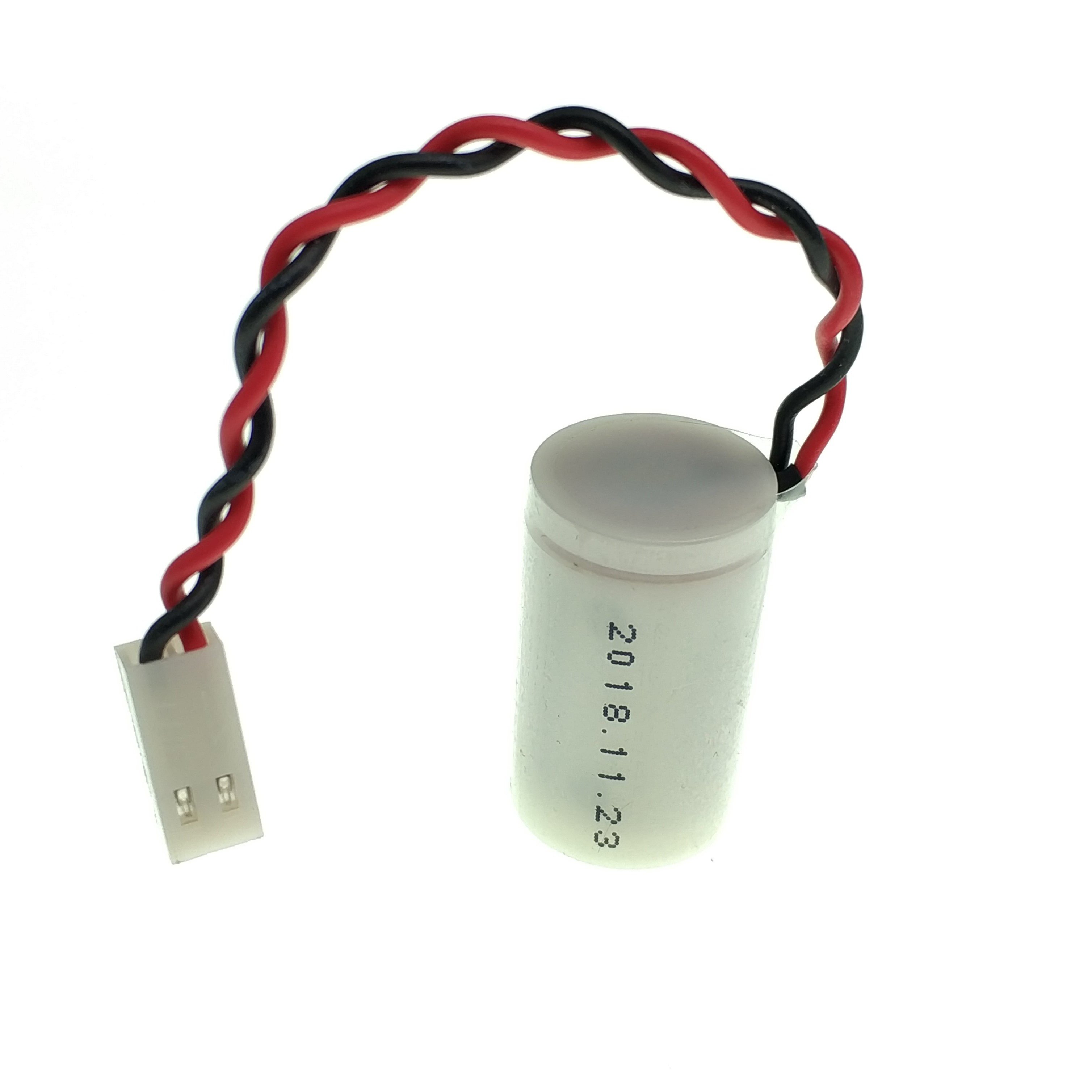 3.6V Lithium Li-SOCl2 1200mAh ER14250 1/2AA Size Cell High Capacity Battery For Machine Tools