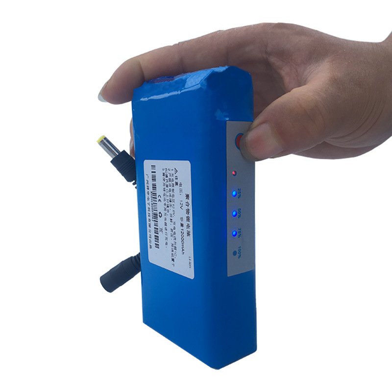 12V polymer lithium battery mobile lithium battery pack outdoor power display for solar systems