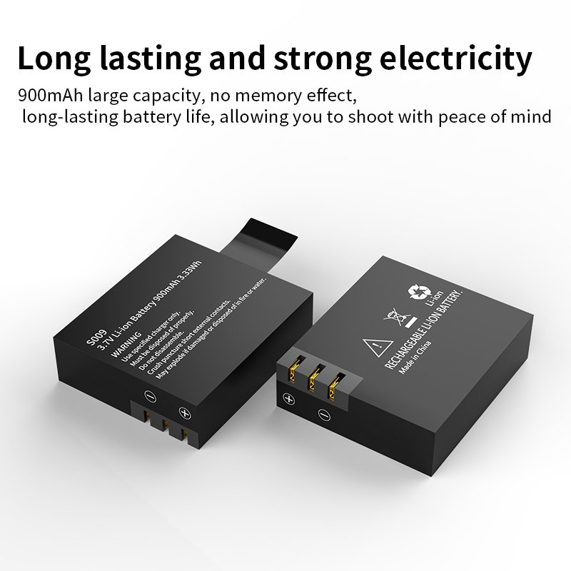 3.7V Digital Camera Battery Sports Camera 4K Series Sj4000-5000 Polymer Lithium Battery