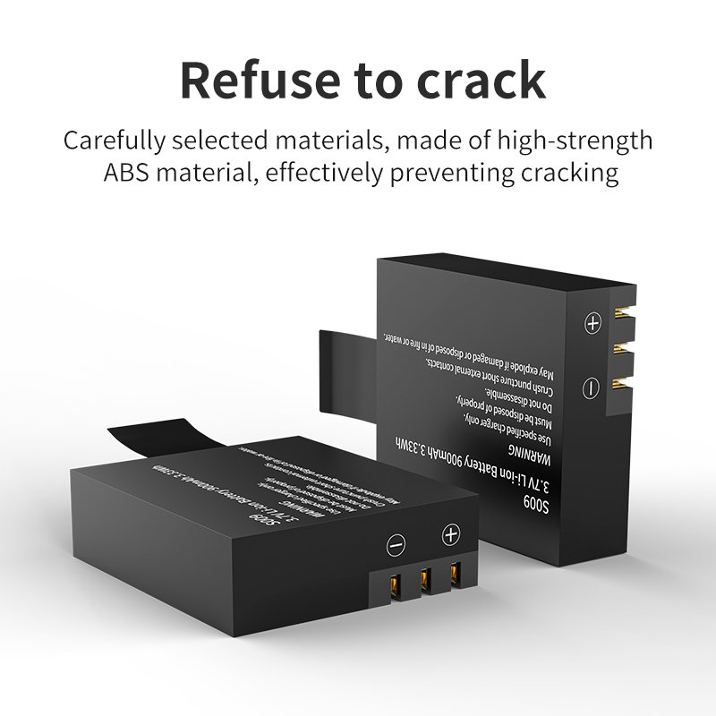 3.7V Digital Camera Battery Sports Camera 4K Series Sj4000-5000 Polymer Lithium Battery